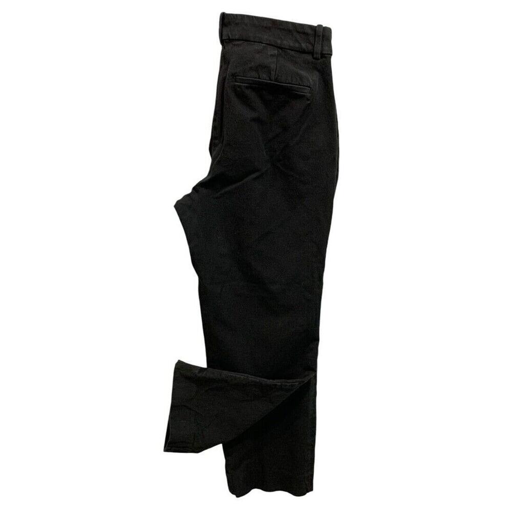 Size 10 J.Crew Womens Black Kallie Pants Straight Leg Crop Style BO899